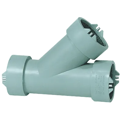 1-1/2" Electro Fusion Polypropylene Flame Retardant Chemical Waste 45° Wye L371