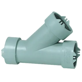 1-1/2" Electro Fusion Polypropylene Flame Retardant Chemical Waste 45° Wye L371