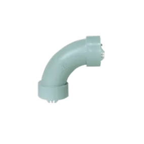 1-1/2" Electro Fusion Polypropylene Flame Retardant Chemical Waste 90° Sweep L171