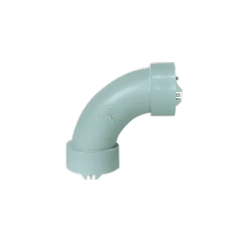 1-1/2" Electro Fusion Polypropylene Flame Retardant Chemical Waste 90° Sweep L171
