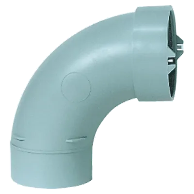 1-1/2" Electro Fusion X Spigot Polypropylene Flame Retardant Chemical Waste 90° Sweep L281