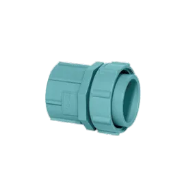 1-1/2" Female Thread X Loose Nut Polypropylene Flame Retardant Chemical Waste Adapter L101
