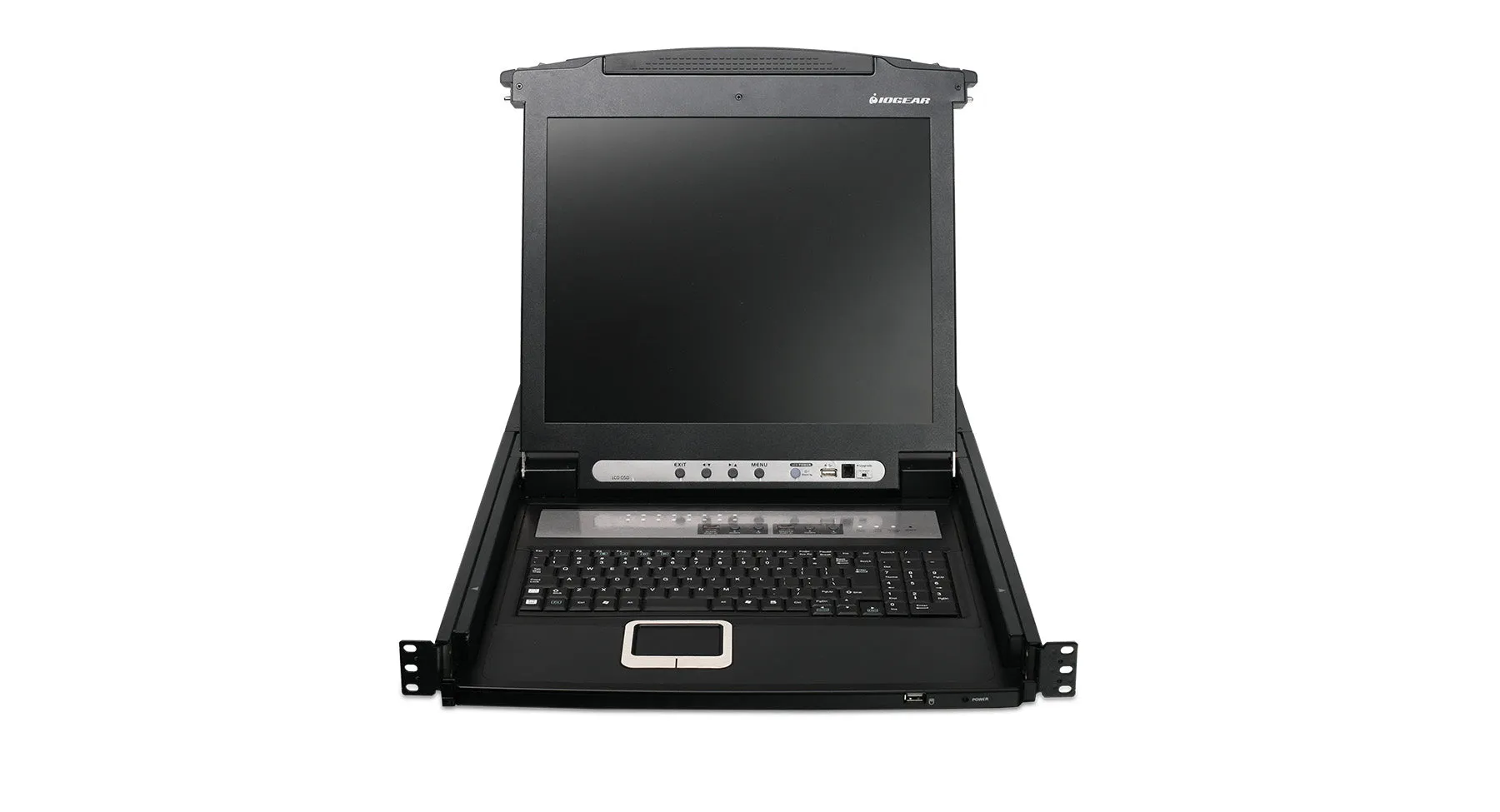 16-Port LCD Combo KVM Switch with USB KVM Cables