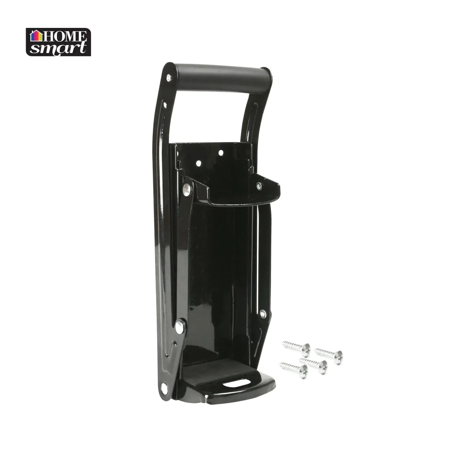 16OZ Steel Can Crusher Large Wall Mounted Recycling   Bottle Opener - BLACK