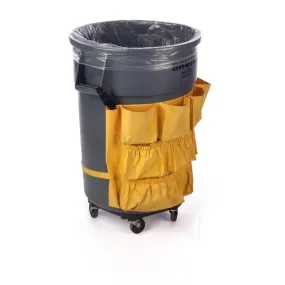 16" x 14" x 36" x 1.5 mil 30 Gallon Clear Eco-Manufactured Plastic Heavyweight Trash Can Liners (Case of 250)
