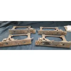 1800's Pocket Door Set with Lock Pull Plates and 4 Top Rollers #GA2004