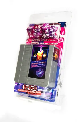 1UP Dice Polyhedral Set: Arcane Candle
