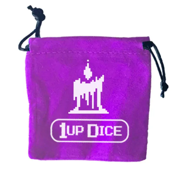 1UP Dice Polyhedral Set: Arcane Candle