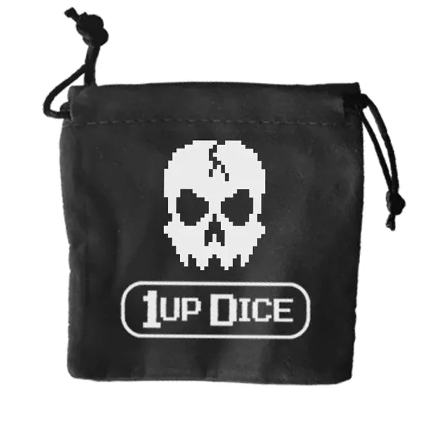 1UP Dice Polyhedral Set: Cackling Skull