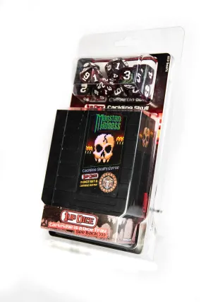 1UP Dice Polyhedral Set: Cackling Skull