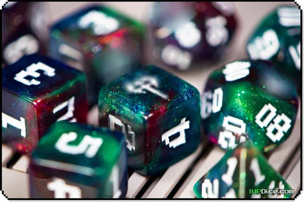 1UP Dice Polyhedral Set: Zombie Chopper  5