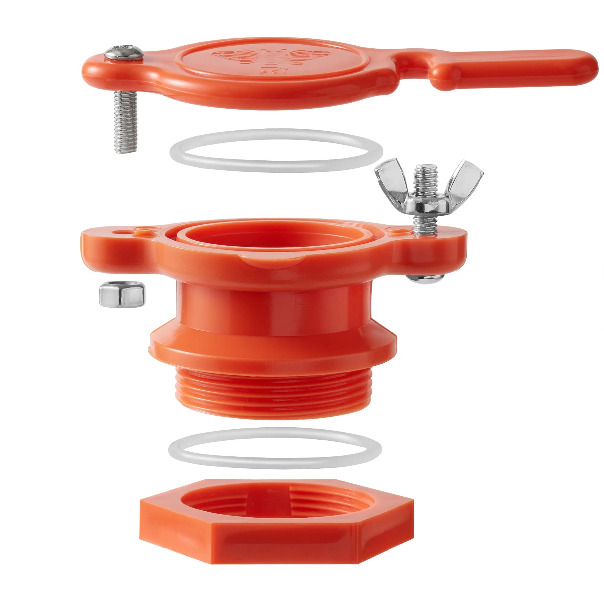 2 Pack Honey Gate Valves for Extracting Beekeeping Tool
