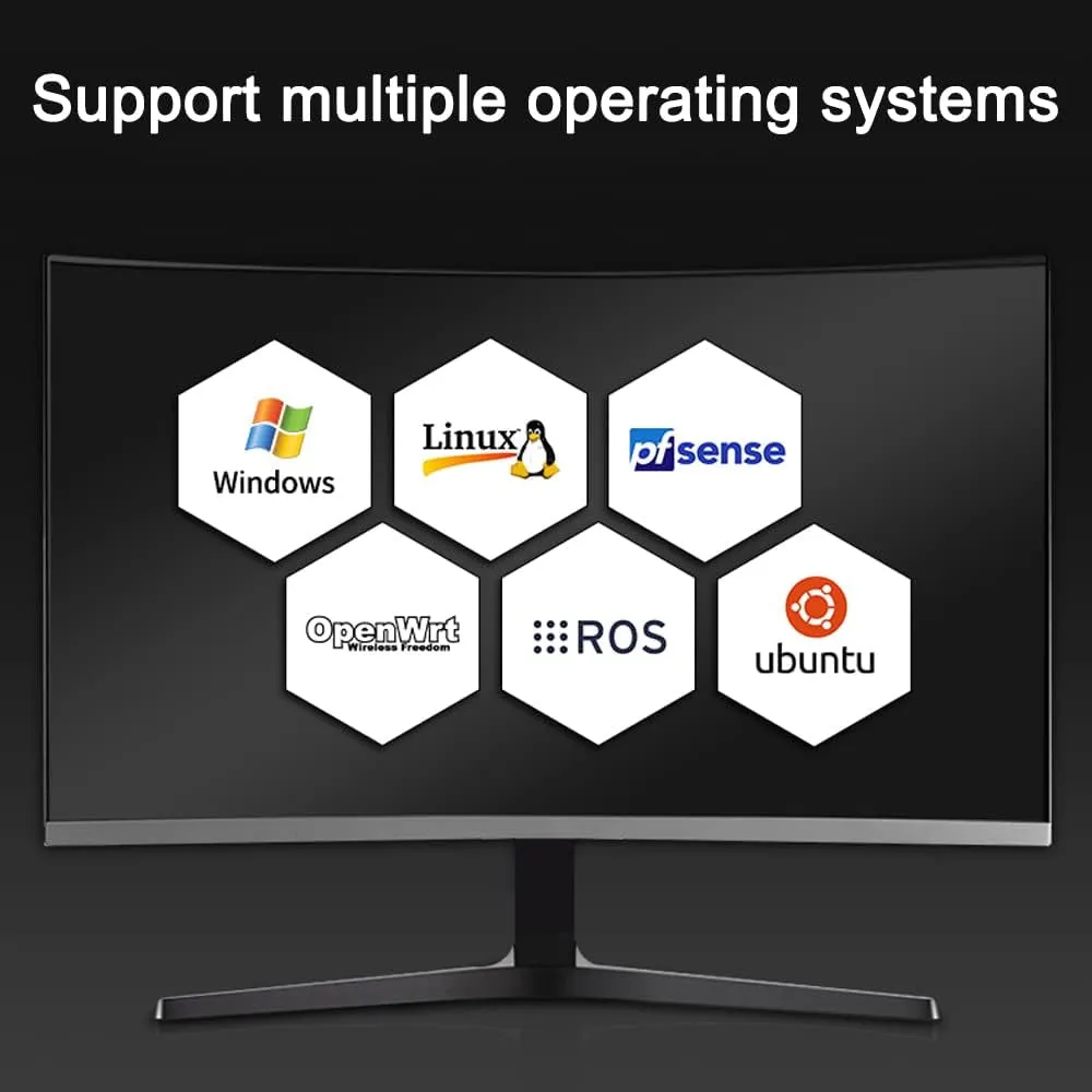 2.5Gbe Linux Firewall Micro Appliance Celeron N5105 4Xintel I226 Nic Firewall Router PC 8GB DDR4 128GB M.2 Nvme SSD AES-NI