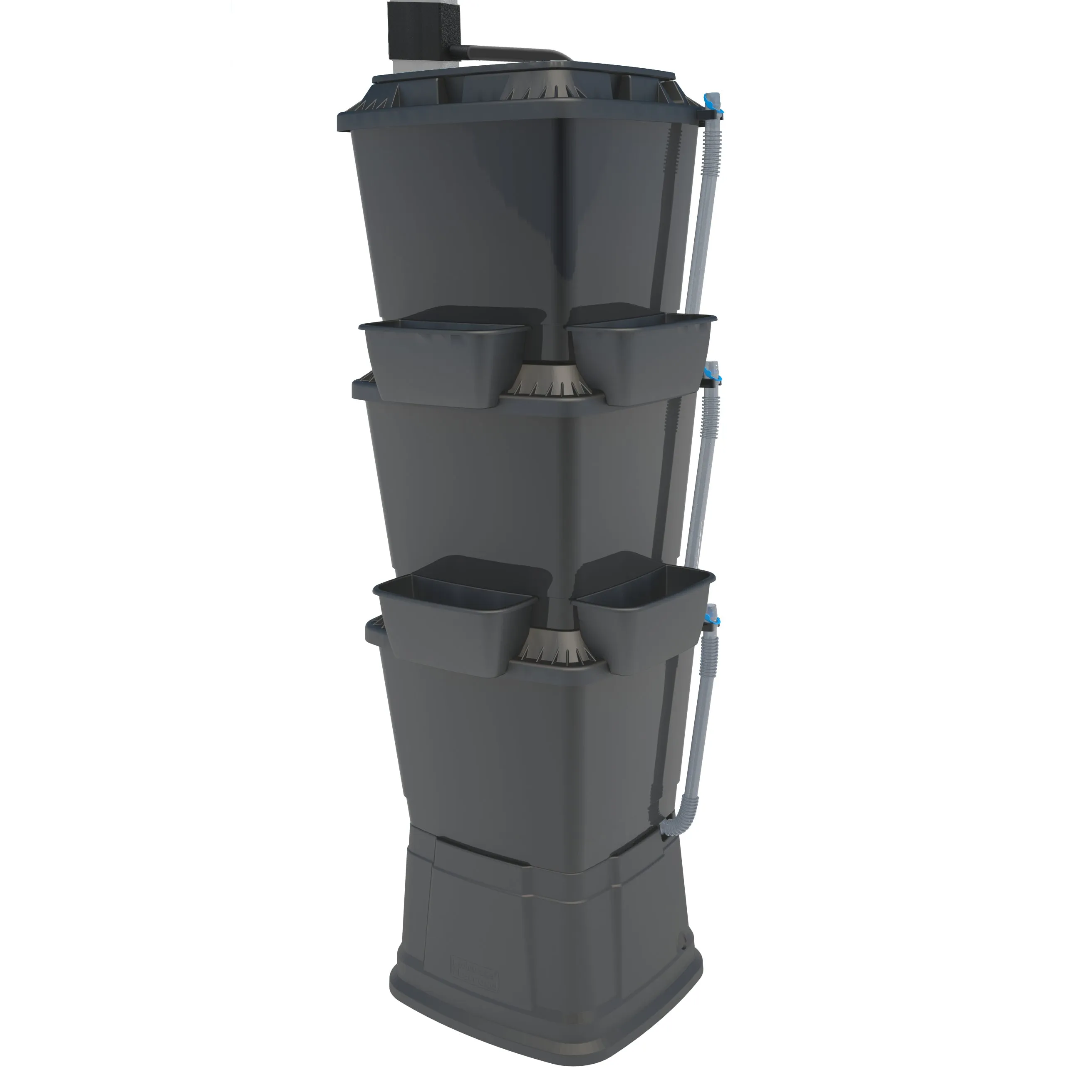 3 Tier 200 Litre Water Butt With Planters