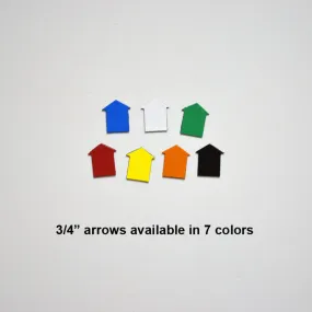 3/4" Arrow Indicator Magnets (pack of 20)