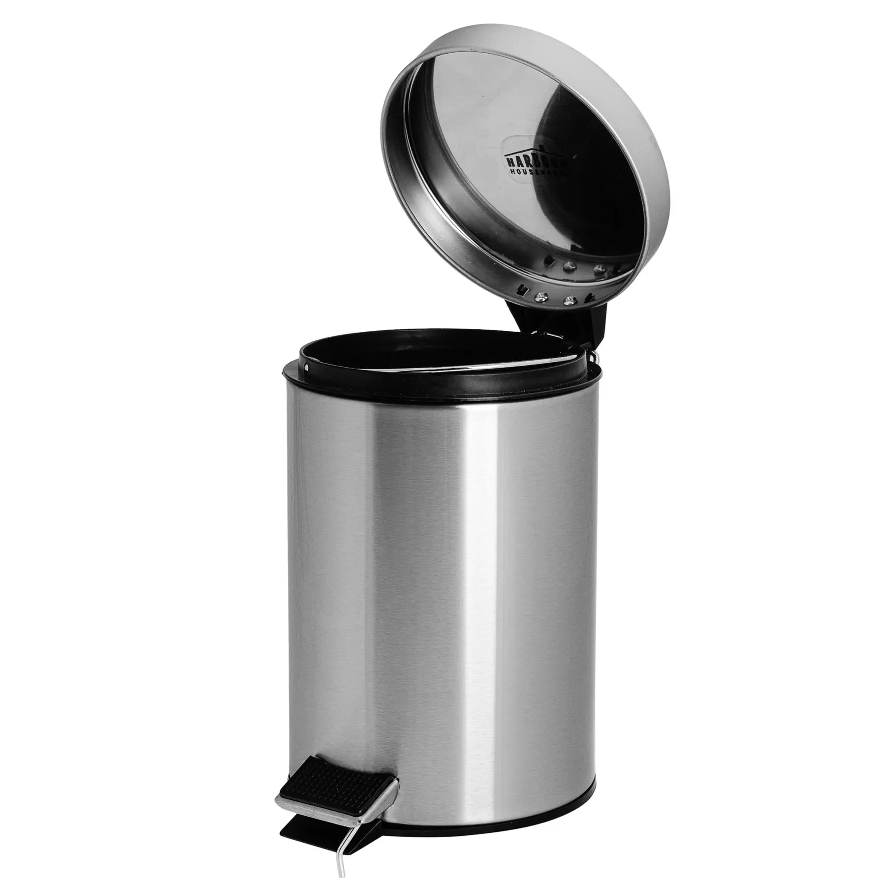 3L Round Stainless Steel Pedal Bin - By Harbour Housewares