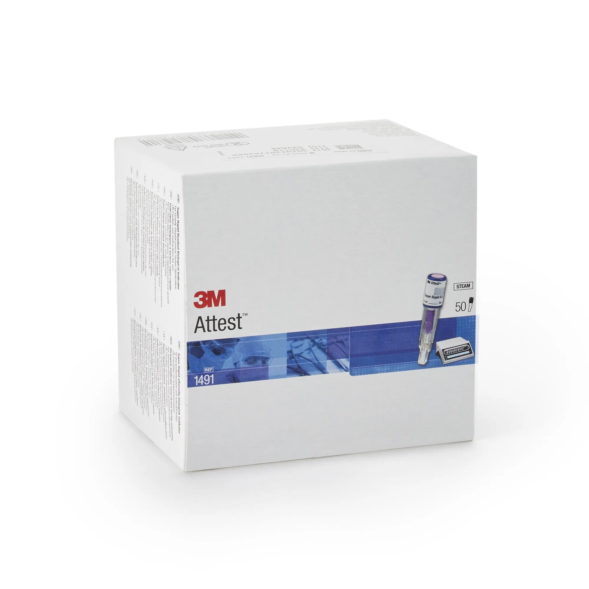 3M Attest™ Rapid Readout Sterilization Biological Indicator Vial, 1 Case of 200