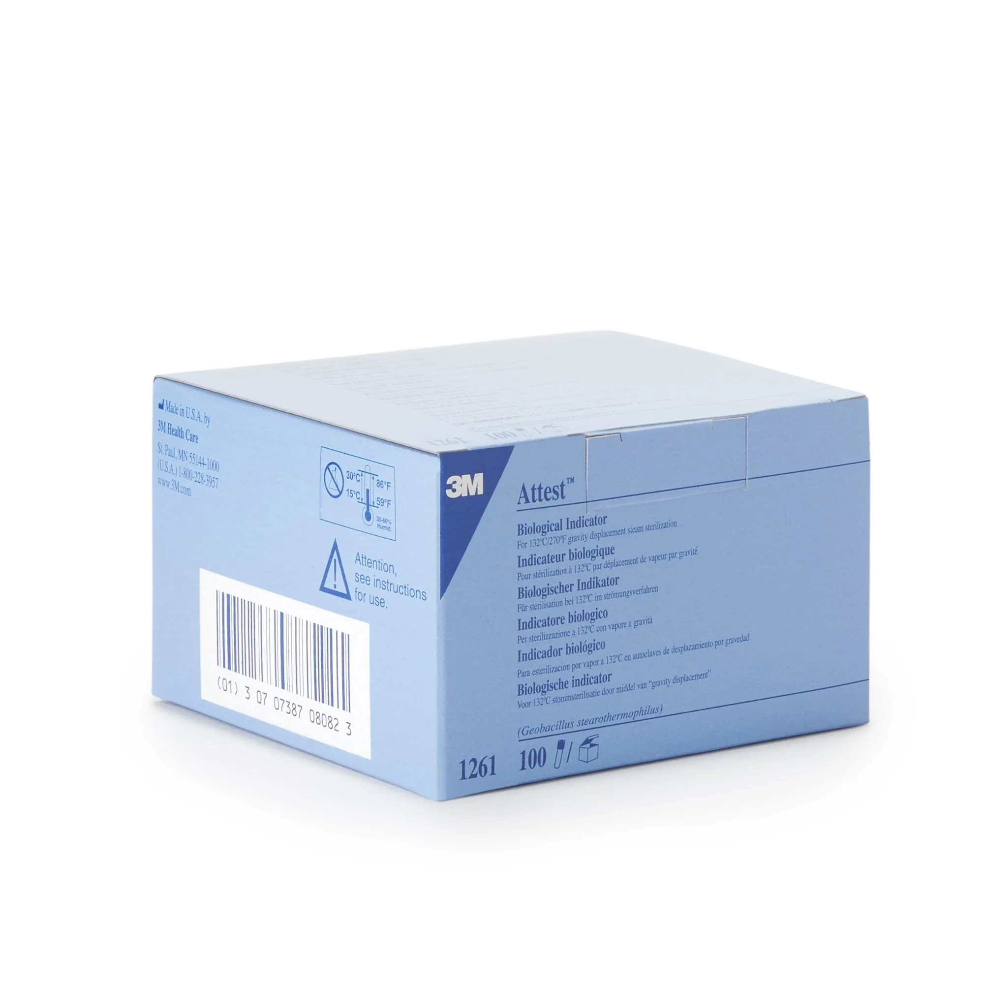 3M™ Attest™ Sterilization Biological Indicator Vial, 1 Case of 400