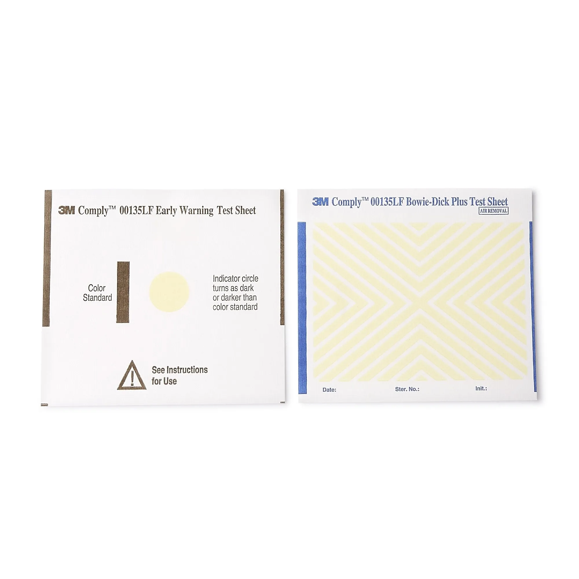 3M™ Comply™ Sterilization Bowie-Dick Plus Test Pack, 1 Case of 30