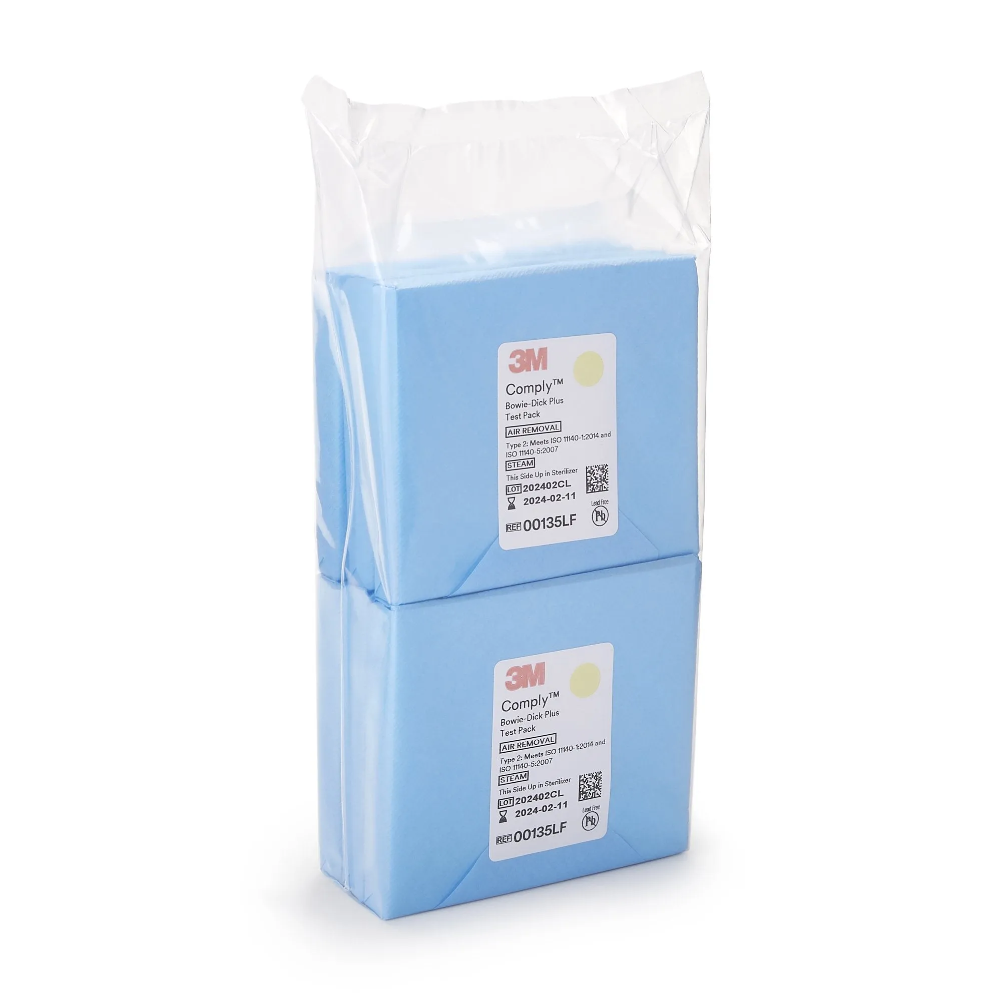 3M™ Comply™ Sterilization Bowie-Dick Plus Test Pack, 1 Case of 30