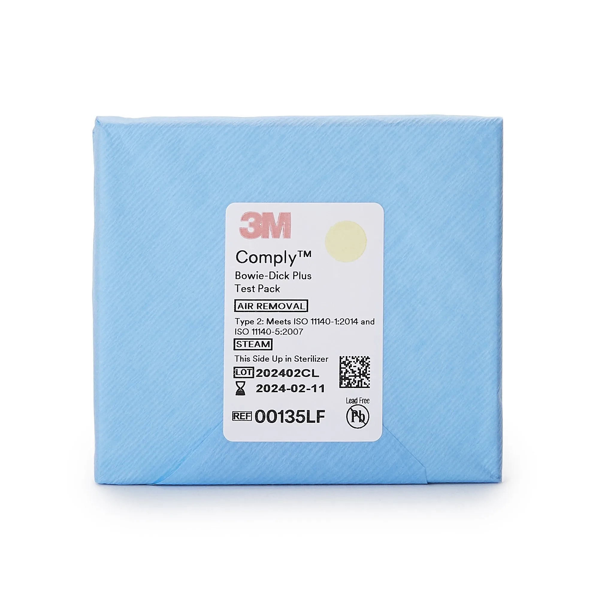 3M™ Comply™ Sterilization Bowie-Dick Plus Test Pack, 1 Case of 30