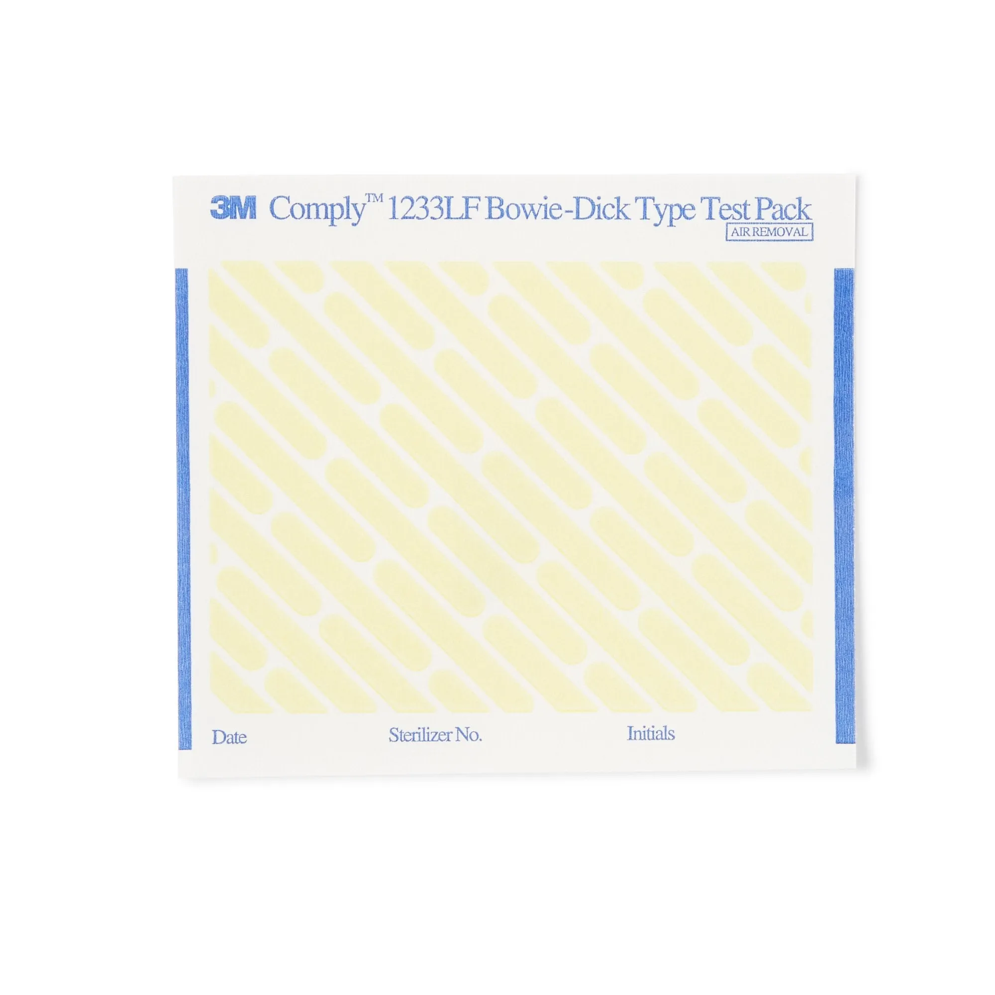 3M Comply Sterilization Bowie-Dick Test Pack, Type 2, Steam, 270° to 273°F, Disposable, Lead-Free, 1 Case of 30