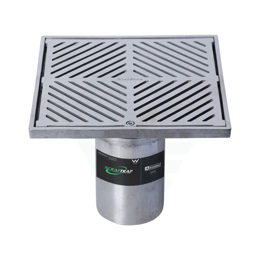 3Monkeez 225mm Square Floor Waste Arrestor (suits 100mm pipe) (Heel Proof)