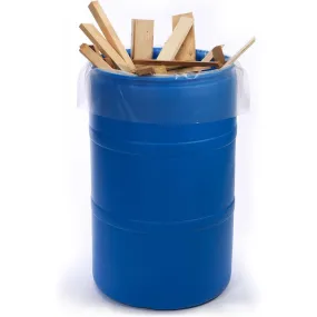 40" x 48" x 4 mil 45 Gallon Clear Eco-Manufactured Plastic Heavyweight Trash Can Liners (Case of 50)