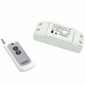 433M Wireless Switch   2 Key High Power Remote Control / 12V Single wireless delay switch / Intelligent remote control switch