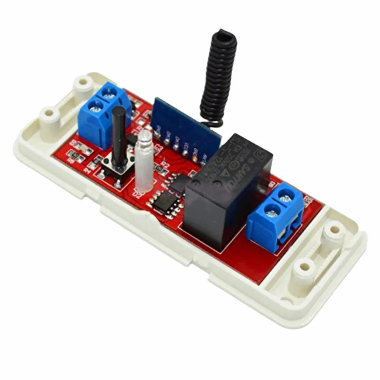 433M Wireless Switch   2 Key High Power Remote Control / 12V Single wireless delay switch / Intelligent remote control switch