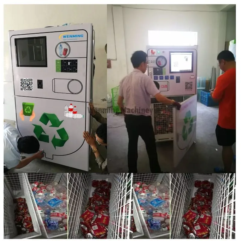 4G/Wifi Plastic Bottle Disposal Machine Intelligent Reverse Vending Machine