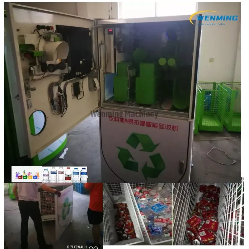 4G/Wifi Plastic Bottle Disposal Machine Intelligent Reverse Vending Machine