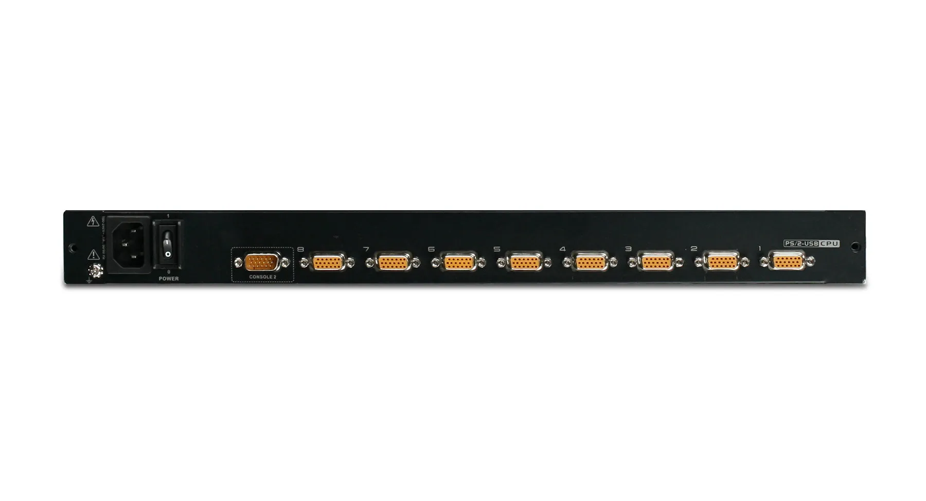 8-Port 17'' LCD Combo KVM Switch with PS/2 KVM Cables