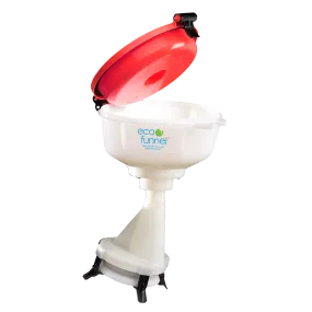 8" ECO Funnel for Justrite® Poly Disposal Cans, Various Lid Colors (EF-8-Justrite-B)