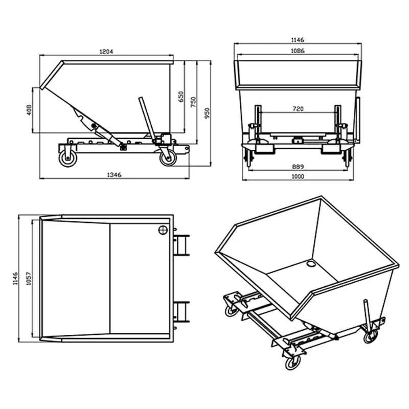 Aardwolf Waste Bin 620PC