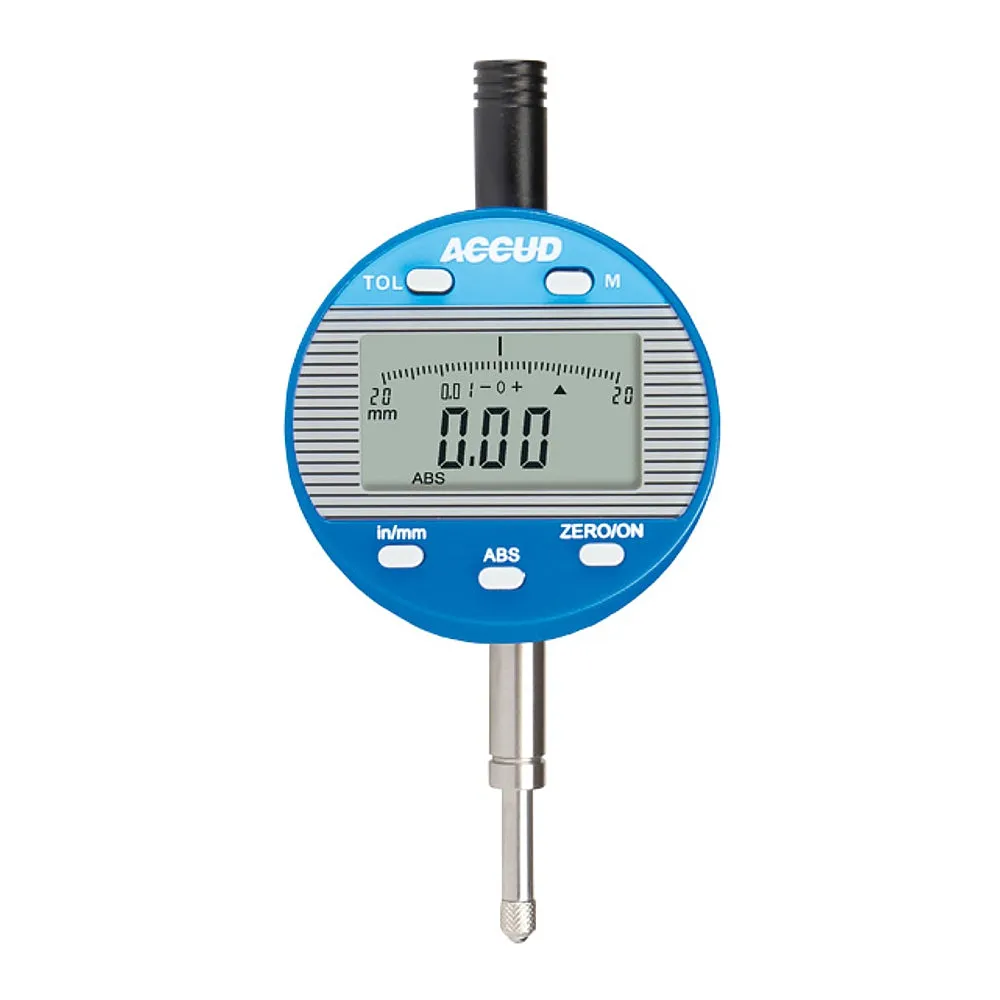 ACCUD DIG. INDICATOR FLAT & LUG BACK 12.7MM 0.01MM RES. AC211-010-03