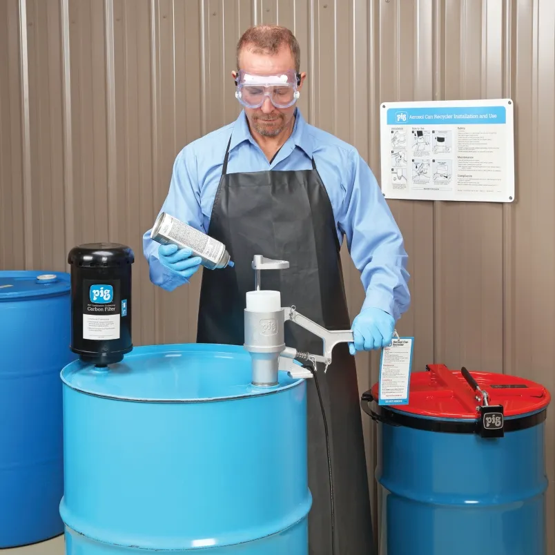 Aerosol Can RecyclerFor 5" H to 9.5" H Cans1 each