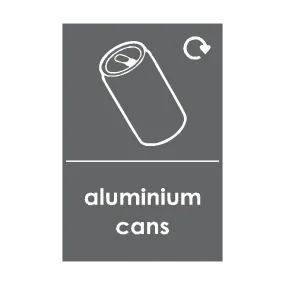 Aluminium Cans Waste Recycling Signs
