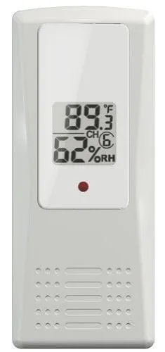 Ambient Weather WS-10 Wireless Indoor/Outdoor 8-Channel Thermo-Hygrometer with Three Remote Sensors