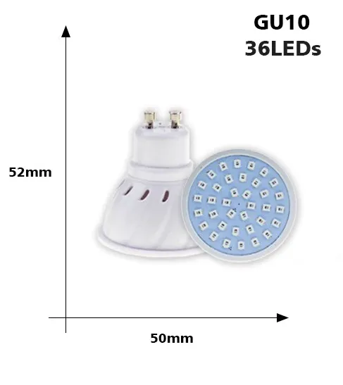 Ampoule G10 Led Encastrable Fluorescent (36,54,72 leds)