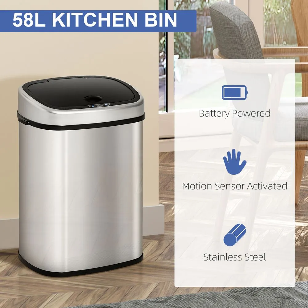 Best Kitchen Trash Can - Touchless Sensor - 48L