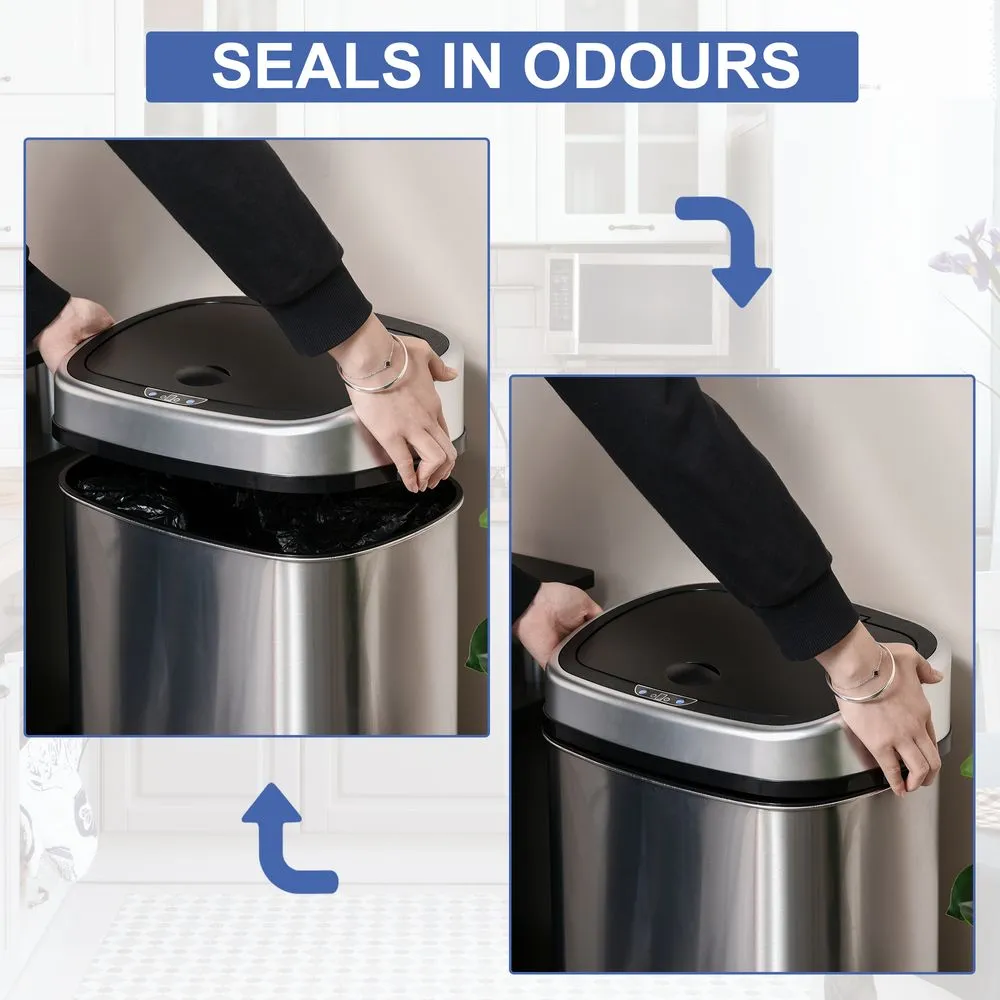 Best Kitchen Trash Can - Touchless Sensor - 48L