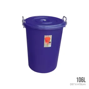 BIN W/COVER W/O WHEEL 28 GAL (2800)