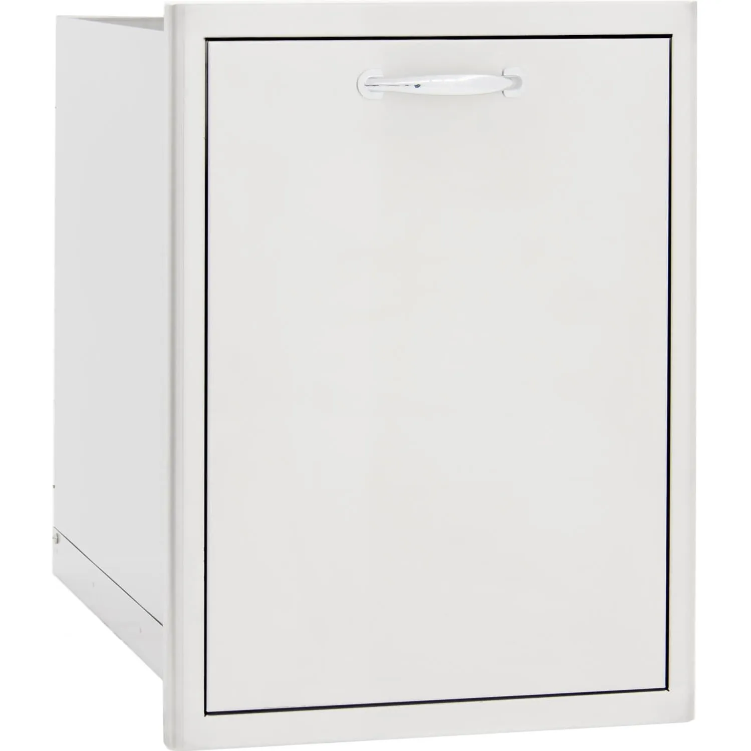 Blaze 20-Inch Roll-Out Stainless Steel Double Trash / Recycling Bin (BLZ-TREC-DRW)