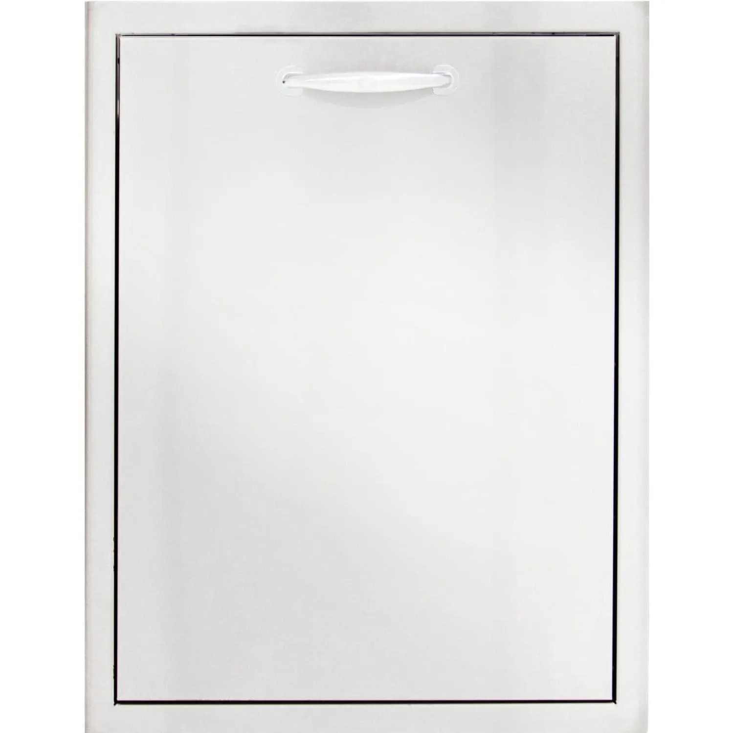 Blaze 20-Inch Roll-Out Stainless Steel Double Trash / Recycling Bin (BLZ-TREC-DRW)