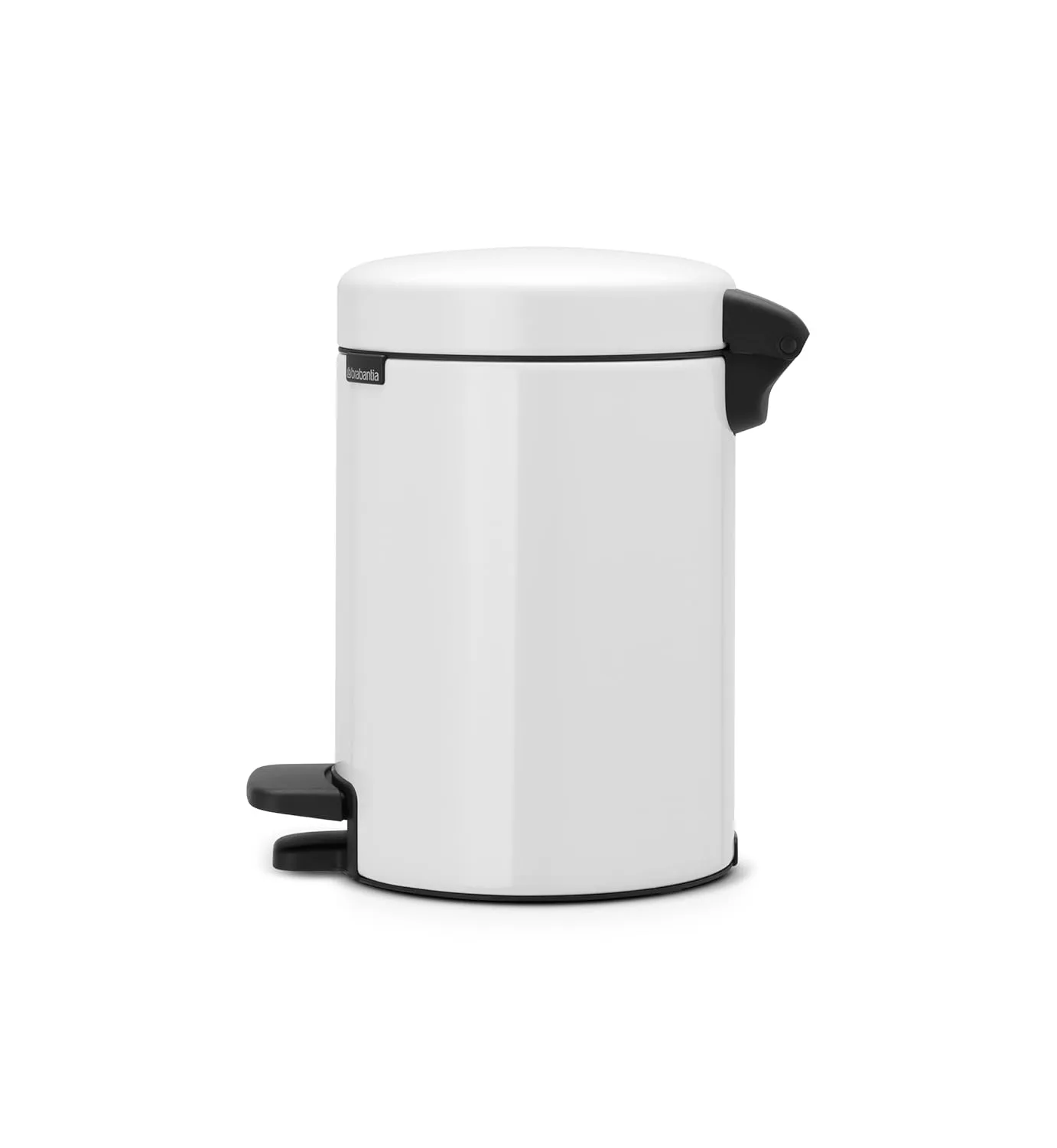 Brabantia Pedal Bin Newicon, 3 Litre Capacity, White
