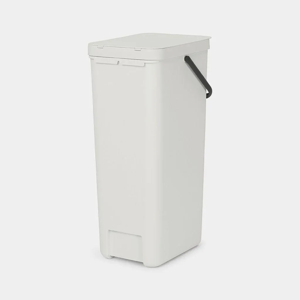 Brabantia Sort & Go 40L Recycle Bin - Light Grey | 214424