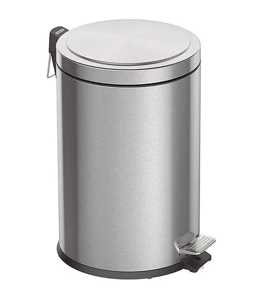 Brasil  Plus Soft Close Stainless Steel Pedal Trash