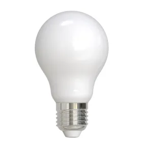 BULBRITE 776898 9 Watt A19 Filament - E26 Medium Base - 3000 Kelvin Warm White - 1100 Lumens - Milky - 120 Volt