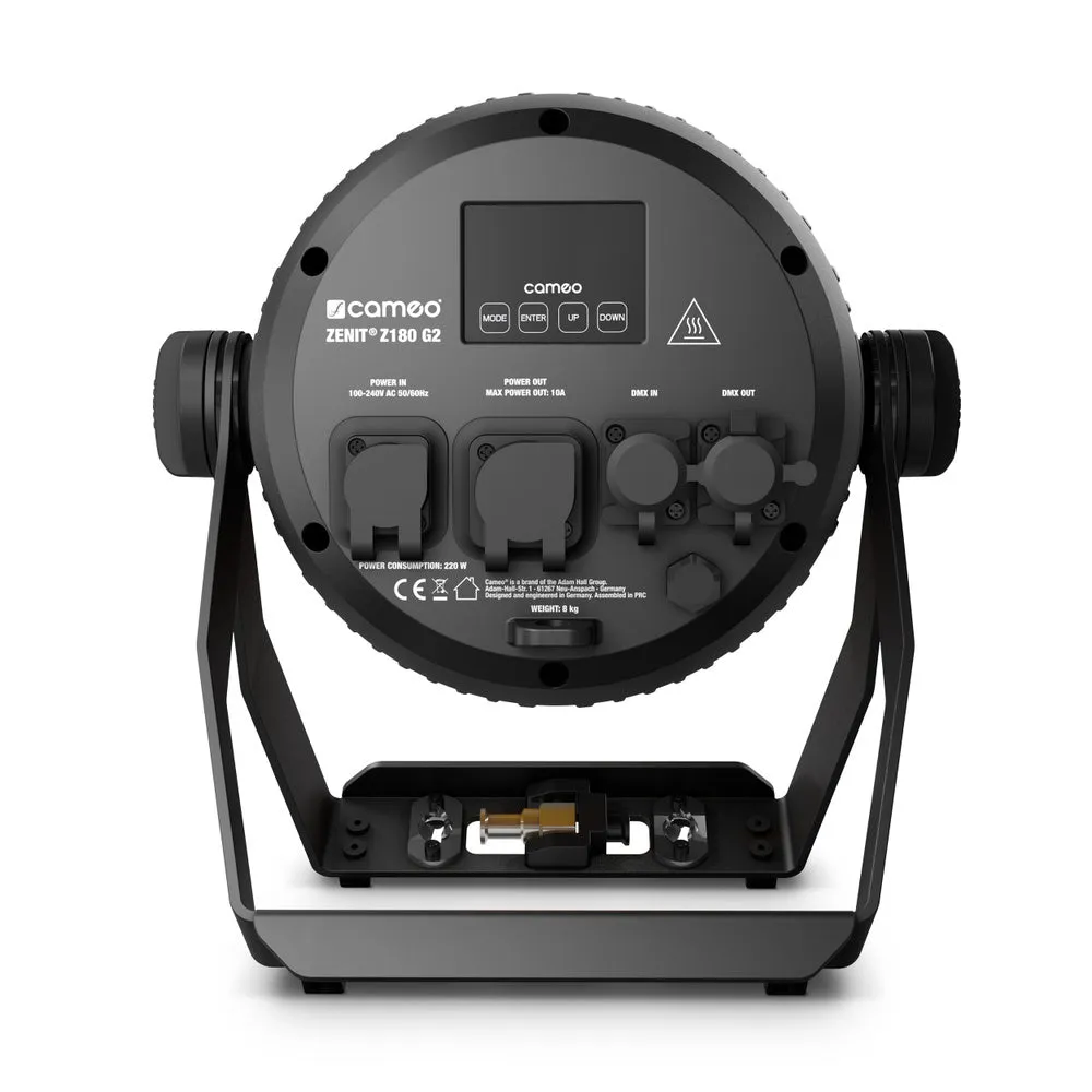 Cameo Pro ZENIT Z180 G2 Professional 180W RGBW COB Zoom PAR IP65